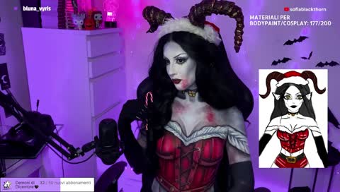 BODYPAINT LADY KRAMPUS 