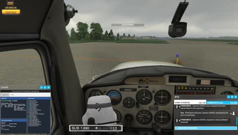 Pilot šel telefonovat