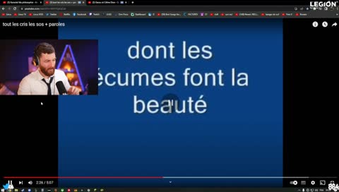 Linca échauffement karaoke 🤣.