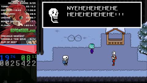 Undertale: Blindfolded attempt