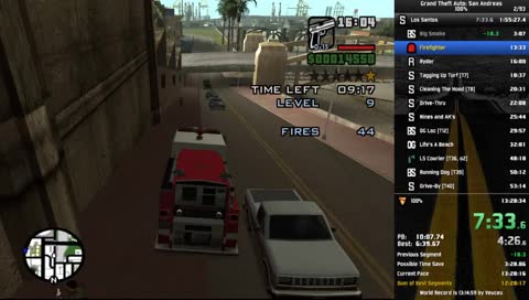 [WR] GTA SA 100% in 13:01:02 [part 1]