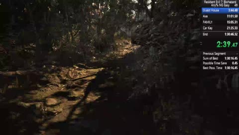 Resident Evil 7: Biohazard Any% NG Easy In 1:30:33 [WR]