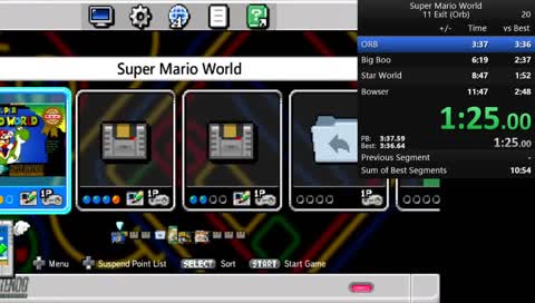 SMW 11-Exit (ORB) PB in 10:47.22