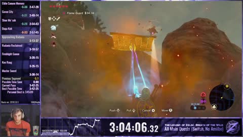Zelda: BotW - All Main Quests Speedrun in 3:41:11 [Personal Best]