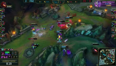 FNATIC vs CLOUD9 @ Worlds 2018 Semifinals