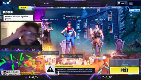 [FR]  FORTNITE / PANDARIA ESPORT / GAMING HOUSE Z&G