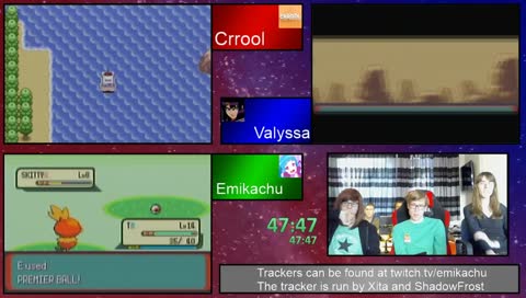 Pkmn Ruby/Sapphire/Emerald - 200 Hoenn Dex - 19:55:08 [Co-op w/ Emikachu & Valyssa]