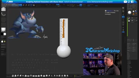 ZBrush 2018 - Sculpting Stylized Characters with Shane Olson - #ZBrushLIVE