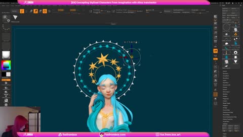 Highlight: ZBrush 2018 - How to Work on Character Design Without Concept with Alina Ivanchenko - #ZBrushLIVE