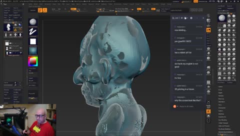 Highlight: ZBrush 2018 - Sculpting, 3D Printing, & ZBrush 2018 with T.S. Wittelsbach - #ZBrushLIVE