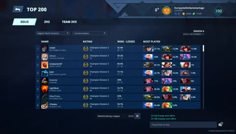 Garbage player on the climb! (no talking too tired)