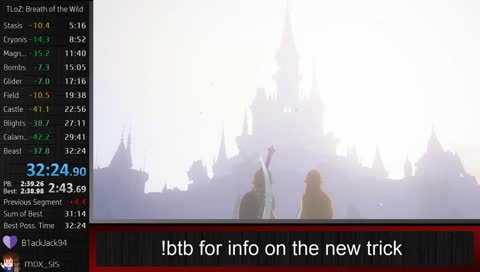 Any% no amiibo in 32:24.90 [WR as of 11/02/2018]