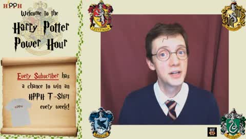 POTTERHEADS! The Harry Potter Power Hour is LIVE! Come win an HPPH T-Shirt!