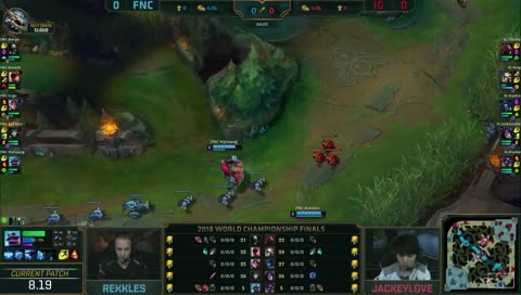 Fnatic (FNC) vs Invictus Gaming (IG) - Worlds 2018 Finali
