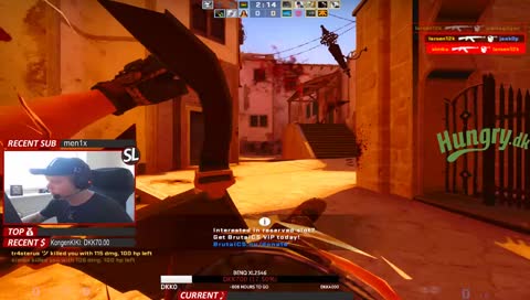 @larsenCSGO - Faceit med mates #GoldenGitte <3