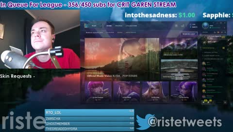 I AM DEMACIA! !skinrequest - !freesub - GAREN EXTRAORDINARE - Ask me questions when out of game.