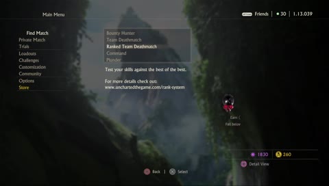 Uncharted 4 OcT 25 used to play ranked