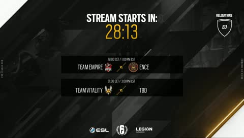 Team Empire vs. ENCE eSports - Rainbow Six Challenger League - Season 8 - EU - finals