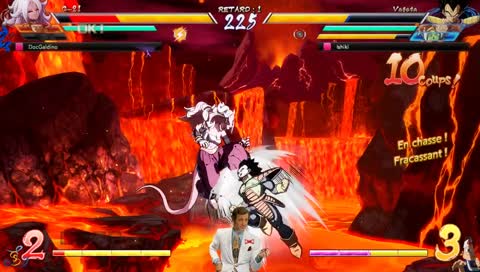 le beau "whiff punish"