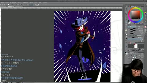 [뉴이] 전생 슬라임 리무르 그림 그리기!! 의견 부탁드려요