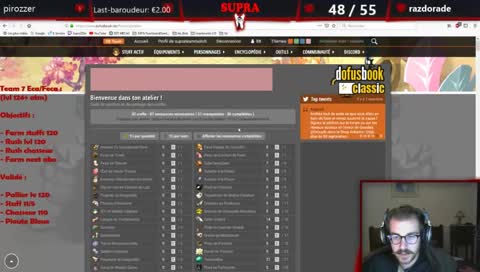 Dofus [Mériana] Team 7 Eca/Feca FARM stuff 120