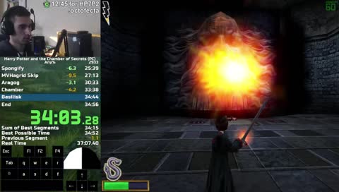 [PB] (34:50 w/o Loads) Harry Potter 2 PC Any% Speedrun