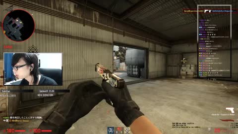 [CSGO]顔にピアスが25個空いている人