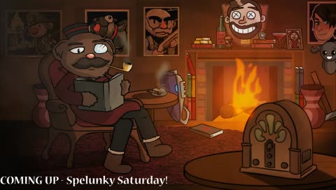 Spelunky Saturday with Baer! (!coffee, !shirt)