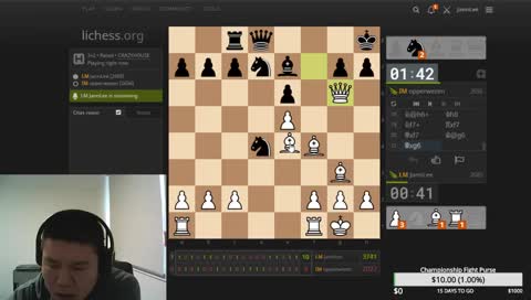 Crazyhouse World Championship Final - opperwezen vs JannLee (Episode 1 of 3 @ lichess.org)