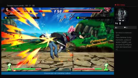 Dragon ball fighterZ España vs Argentina 