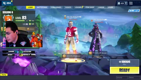 PC pl ⚡️118⚡️ Follow and Sub for Help Squads Duos Fortnite NA west BR season 6 Hype Lurkers R us pve Save the world Pro Uber driver