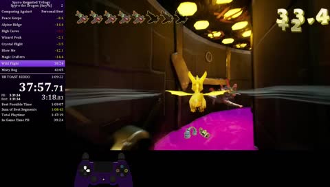 SRT 1 any% 36:36 IGT (1:04:55 RTA)