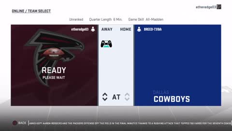 Etheredge03 and the TOP 9 Ranked Falcons take on THE BEST Online Ranked Opponents #Madden 19
