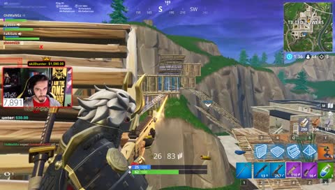 بث فورت نايت 🔴 نلعب مع المشتركين - واذا فزنا الاول في الكيل له 10 دولار