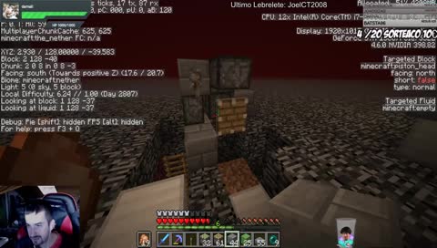 Supervivencia Prestoniana 1.13.2 - Quito Bedrock del techo del nether