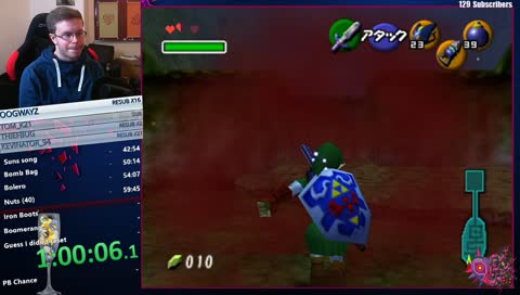 DailyNovember [20/30] || Time for my first OoT 100% attempt !!(with the new route) || https://pastebin.com/as1JmK5r