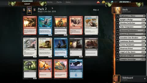Infinite drafting is back? - m19 drafts