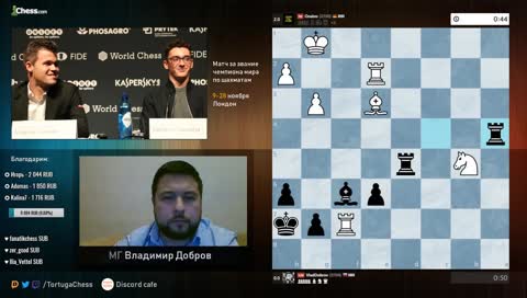 Wednesday Night with GM Tortuga on chess.com!