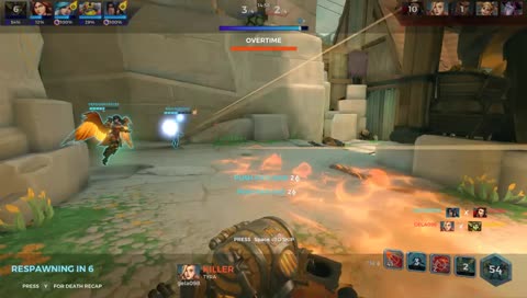 Chilling out by playing Paladins