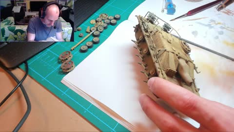 [CZ/ENG]  UHD webcam, 1/35, StuG III G,Twitch Scale Model Club