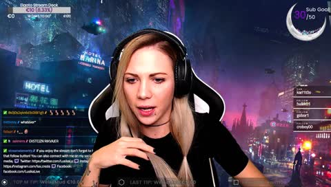 when she sees Lyndon's peen