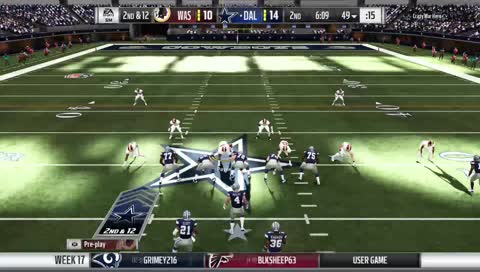 finally got the option to work and I get a holding penalty -_-