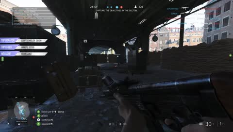 a tank just came right in my face