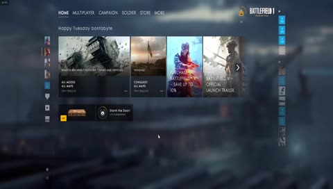 LIVE Battlefield 1 27/11/61