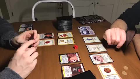 Gimme that! - Excitement over winning a Card Game.