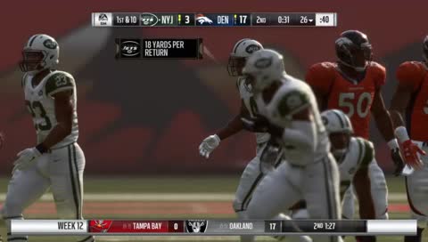 Madden 21 T&T CFM Week 12 @ Broncos 