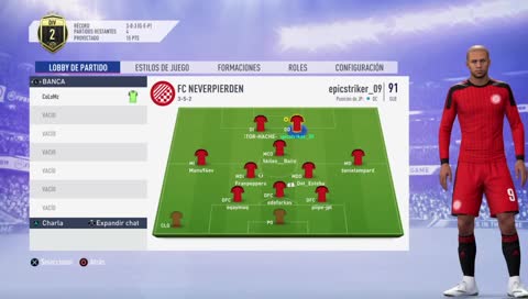 Fifa 19 - Liga  EFA - Neverpierden FC 