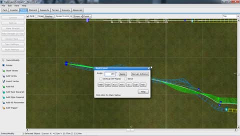 Triple Launch Coaster Design