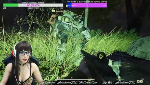 (ESP) Chica Rokera en el Yermo .
Por cada 5 suscripciones regalo 2 cofres de streamloots. <3 y azote en el culete (por apuesta)