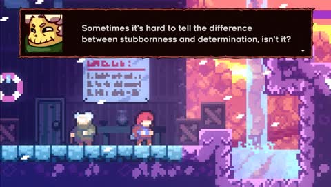 this game is an uphill struggle DO YOU GET IT BECAUSE IT'S LIKE THE GAME IS ABOUT CLIMBING A MOUNTAIN SO "UPHILL STRUGGLE" IS A PLAY ON THAT